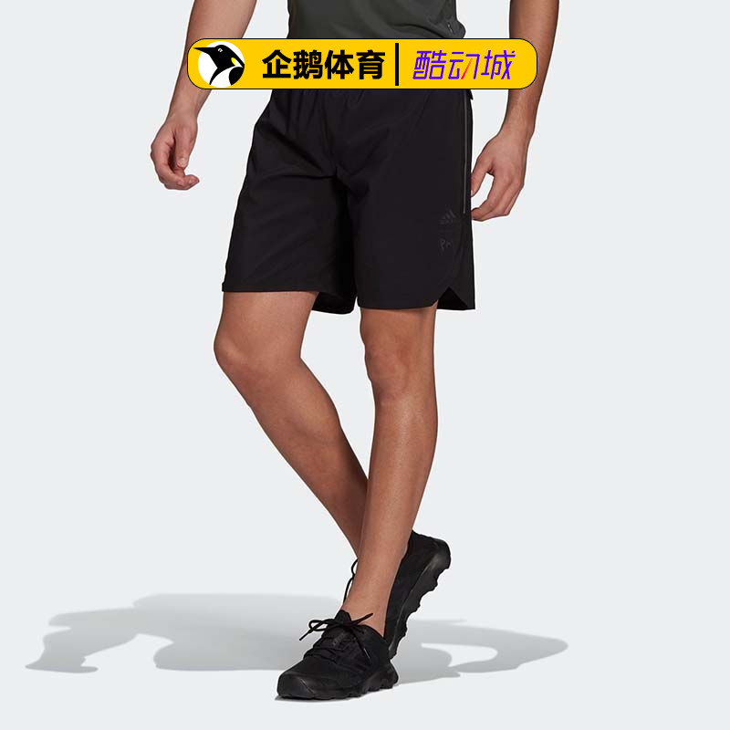 阿迪达斯运动短裤男正品户外健身训练跑步透气百搭休闲短裤H33600