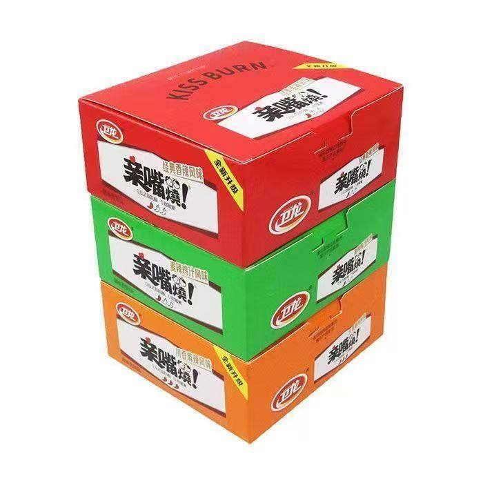 辣条卫龙亲嘴烧120包大面筋儿时经典办公室解馋休闲小吃零食品