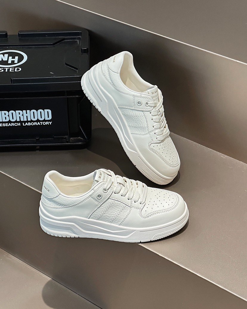 真皮小白鞋女2026年春季新款百搭学院风系带休闲鞋厚底板鞋,女鞋,休闲板鞋,淘宝优惠券,粉丝福利购,淘宝优惠卷