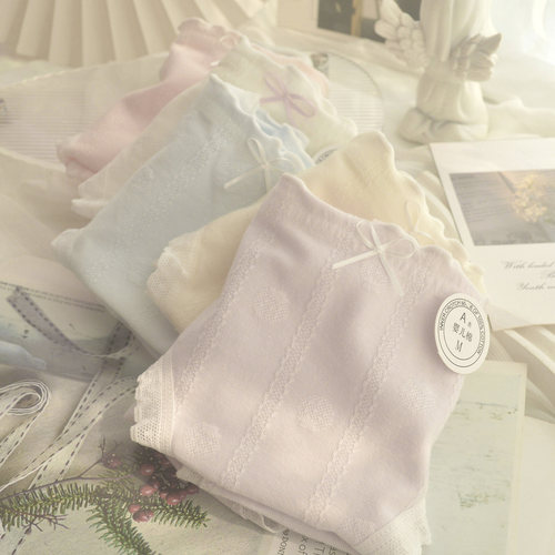 A类棉纯色10A抗菌纯棉档女三角裤