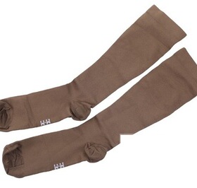 美国进口2xu梯度压力运动健身跑步半马拉松长筒袜腿套