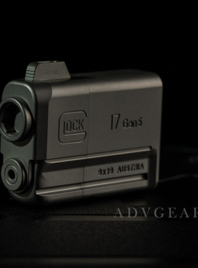 ADVGEAR GLOCK17 G17 GEN5 钛合金ZIPP限量收藏礼品CNC打火机EDC