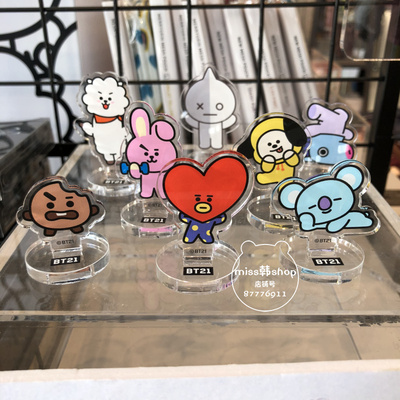 亚克力公仔小立牌金属徽章BT21