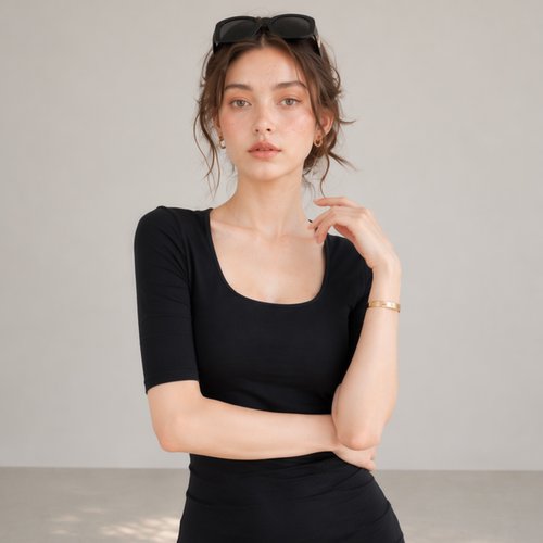 夏季露背黑色蕾丝修身包臀短裙女