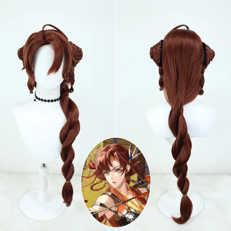 代号鸢孙尚香假发角色假毛表演