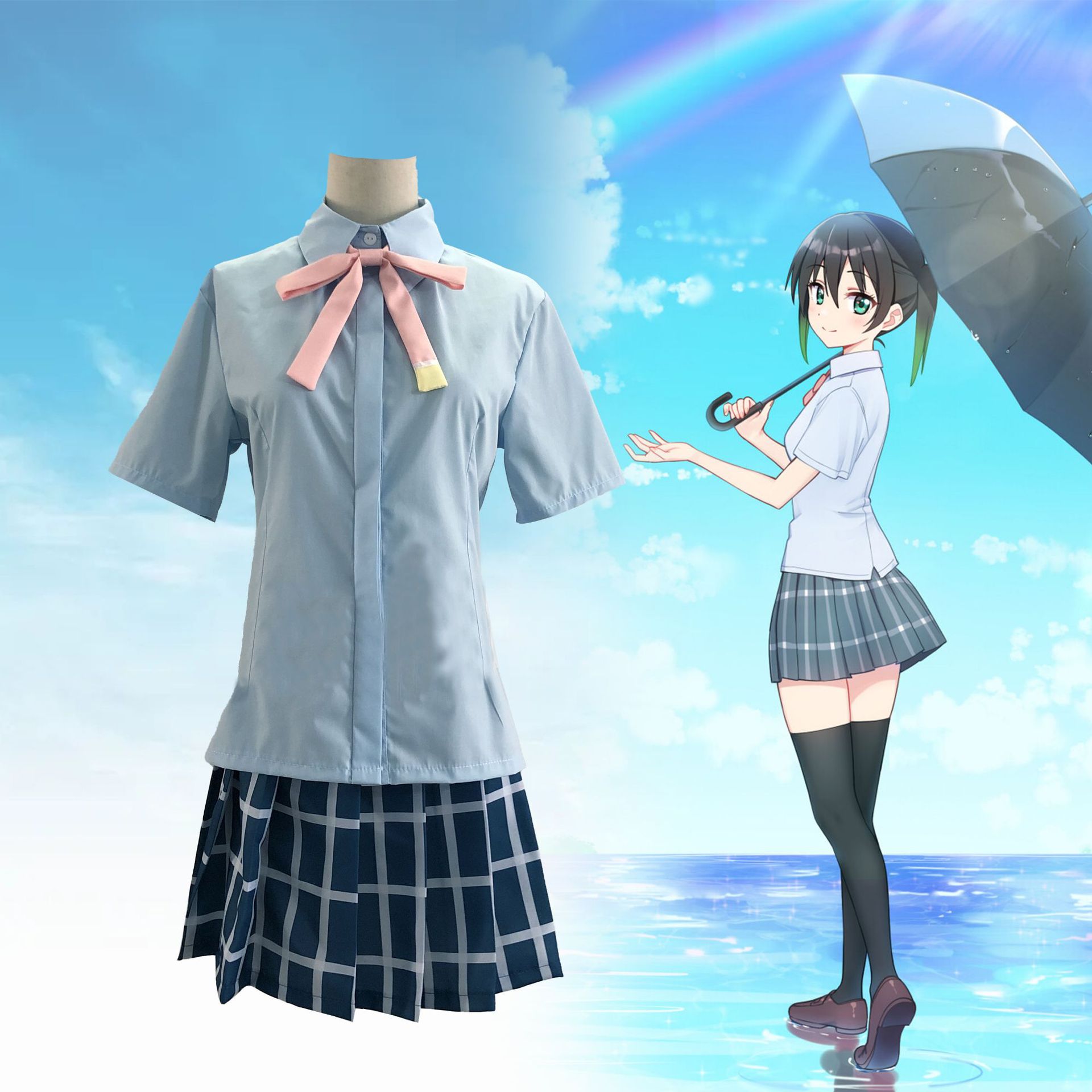 LoveLive虹咲学园偶像同好会高咲侑樱坂雫三船栞子cos动漫校服C服