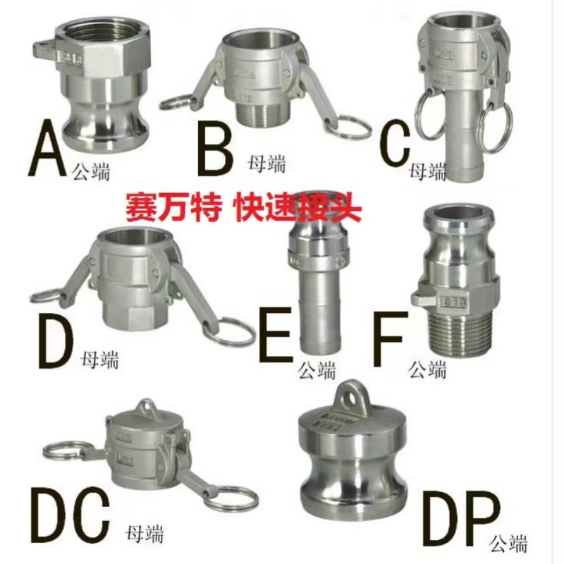 直插式快速接头不锈钢2寸