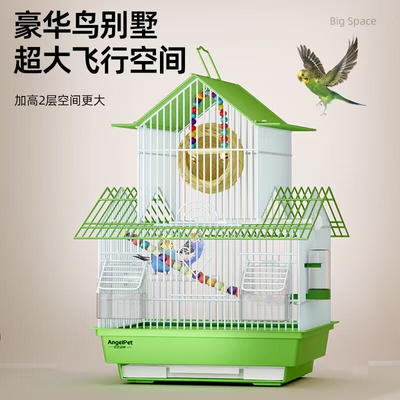 AngelPet2层铁丝大号鹦鹉笼图片