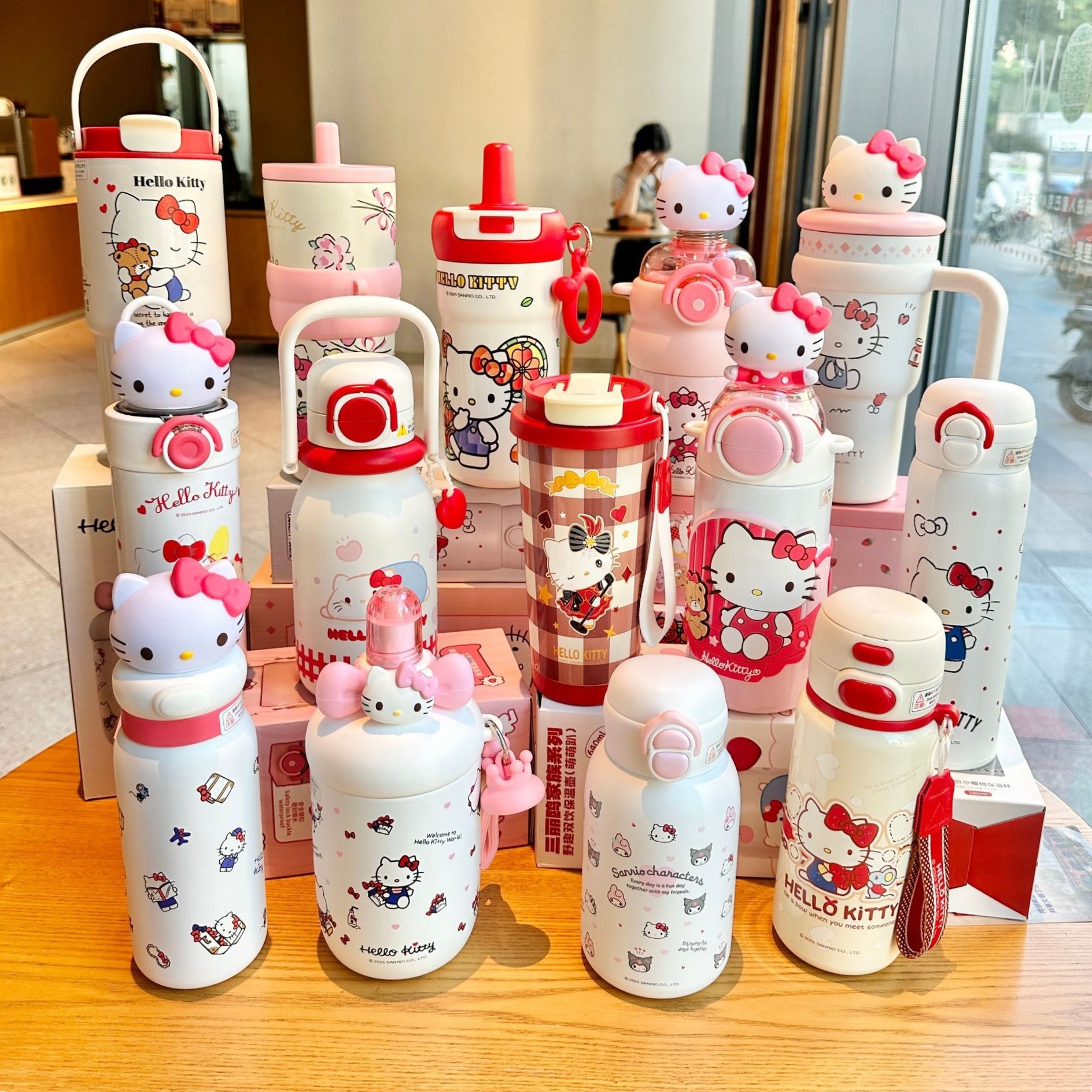 Kitty猫卡通316不锈钢可爱保温杯