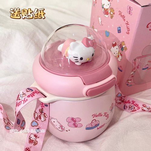 凯蒂猫可爱316钢高颜值保温杯