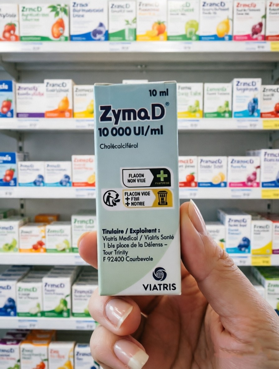 法国本土 ZymaD家庭医推荐维生素D新生儿成人维D助补钙滴剂10ml