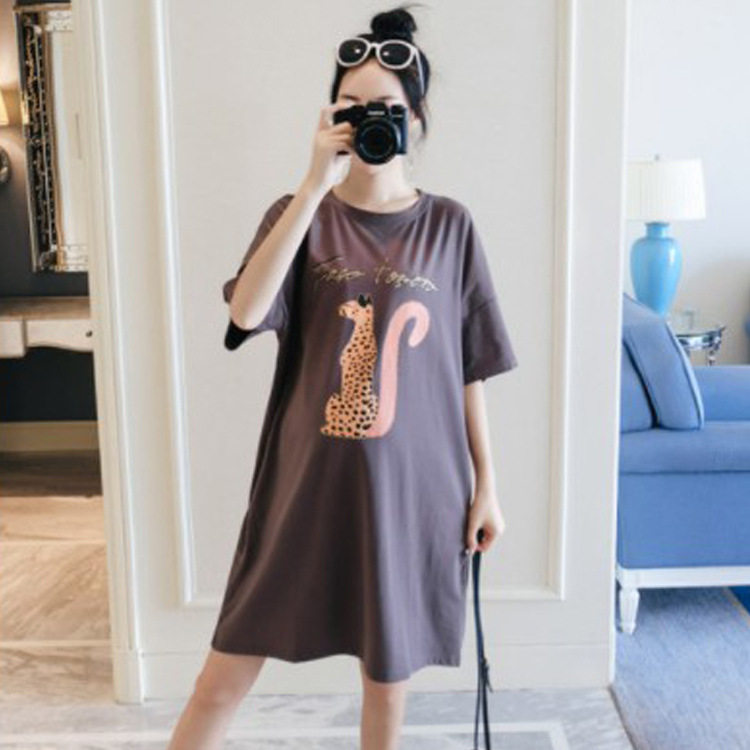 孕婦夏裝圓領上衣 2019夏裝新款韓版中長款純棉薄款孕婦T恤在類目 孕婦裝/孕產婦用品/營養, 孕婦裝, T恤中 - 來自Buy2taobao.com提供專業的淘寶代購服務