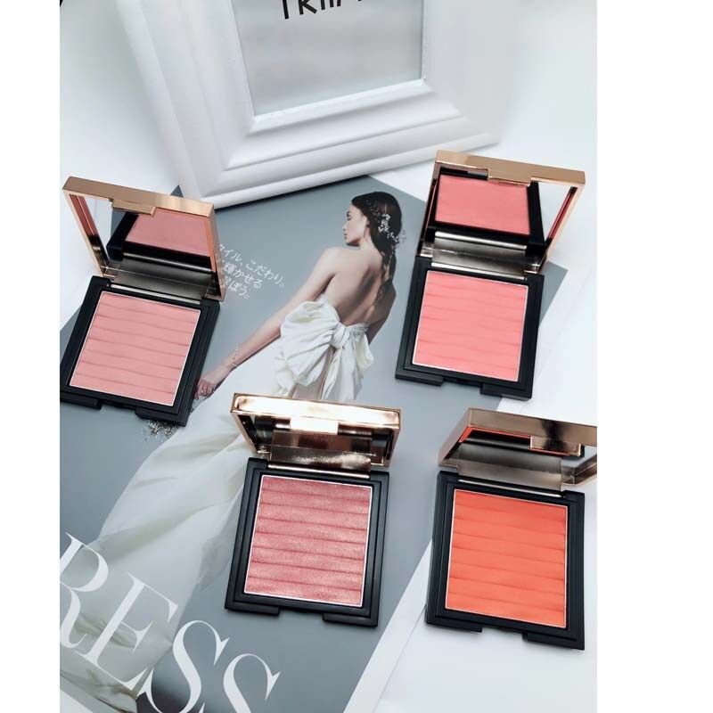 PQNY佩琪妮羽感丝滑腮红柔光轻薄自然立体显气色单色胭脂珊瑚奶茶