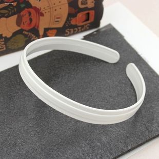 空顶遮阳帽配件贝壳防晒发箍帽子维修塑料发圈松紧圈diy素圈辅料