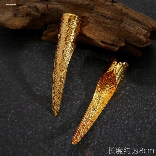 护甲加厚手指套古装清朝宫廷妃嫔假长指甲套皇后古代