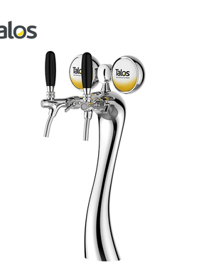 Talos塔罗斯桶啤精酿啤酒吧台餐厅啤酒柱雅士酒塔2孔带灯1037201