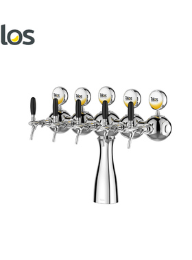 Talos塔罗斯啤酒设备酒吧餐厅啤酒柱巴黎人酒塔5孔带灯1035508