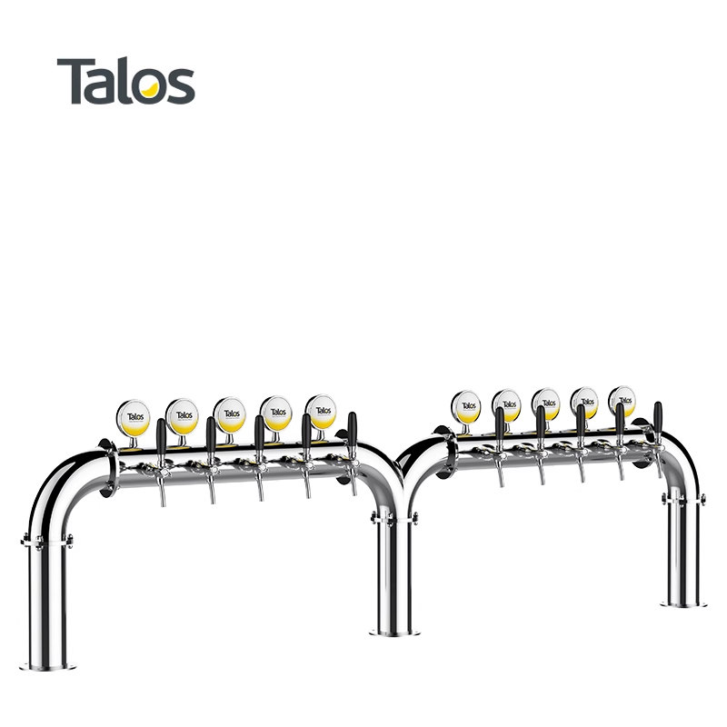 Talos塔罗斯精酿啤酒设备酒吧不锈钢啤酒塔M型酒柱10孔1049102