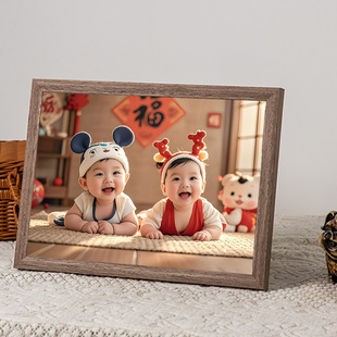 年画娃娃送子图挂画备孕龙凤胎宝宝照片海报求子金童玉女助孕摆件