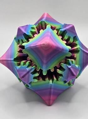 3D打印齿轮球edc解压玩具