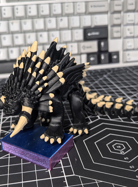 3D打印驯龙高手阿尔法龙王手办