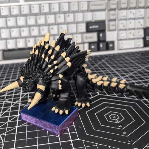 3D打印驯龙高手阿尔法龙王手办