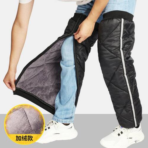 冬季加绒护具护膝加厚男女电动车骑行挡风防水保暖摩托车防风防寒