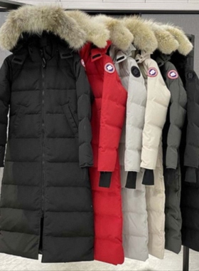 Mystique 羽绒服女士派克大衣超长款加厚过膝 3035L