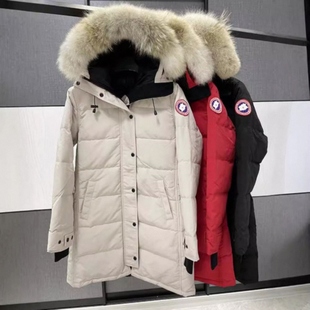 Shelburne 羽绒服女士派克大衣中长款 4401L