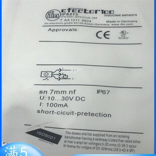 易福门IFS289 IFS290 IFS200 IFS285 IFS213 IFS306传感器现货