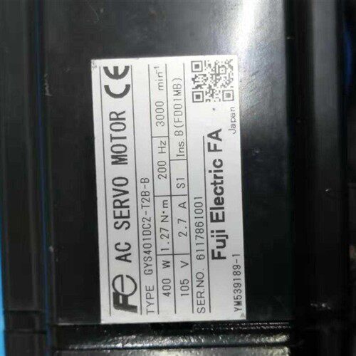 GYS401DC2-T2B-B富士伺服马达成色漂亮保修3个月 议价