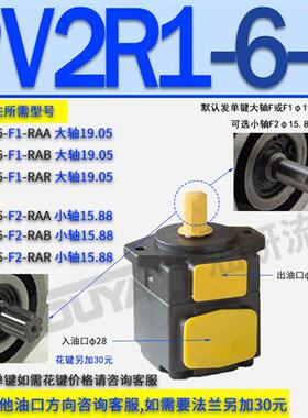 新款PV2R1高压PV2R2定量PV2R3叶片泵4液压帮浦PV2R12 13 21 31 现