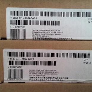 全新正品未开封6ES7 331-7KB02-0AB0 6ES7331-7KB02-0AB0现货销售