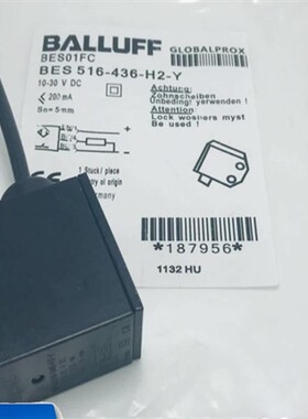 全新巴鲁夫电感式接近开关BES01FC BES 516-346-H2-Y品质保证议价
