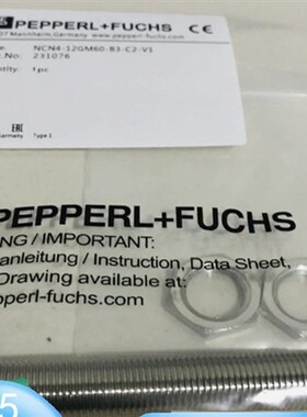 倍加福接近开关NCN4-12GM60-B3-C2-V1 NCN4-12GM60-B传感器议价