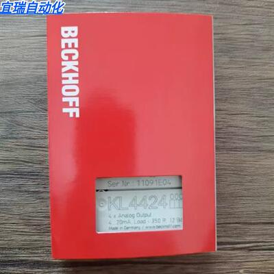 全新原装正品 BECKHOFF KL4424 模块 现货销售