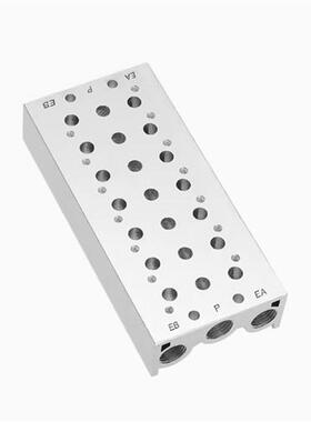 电磁阀SY5120汇流板SS5Y5-20-02/20集装板SY5120系列连接阀座