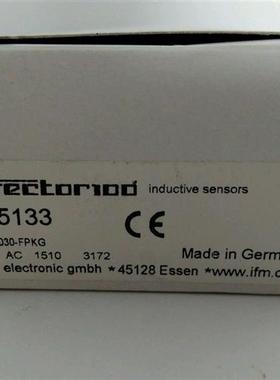 正品德国IFM易福门接近开关IB5133 IBE3030-FPKG