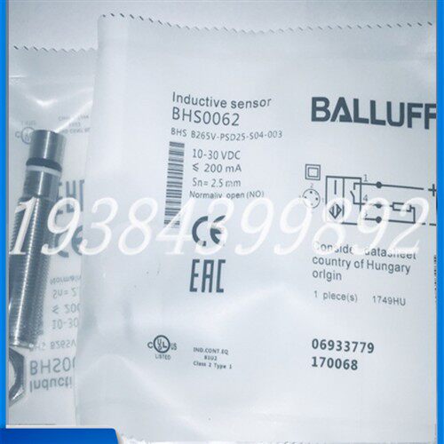 全新原装正品巴鲁夫BHS0062 BHS B265V-PSD25-S04-003耐高压