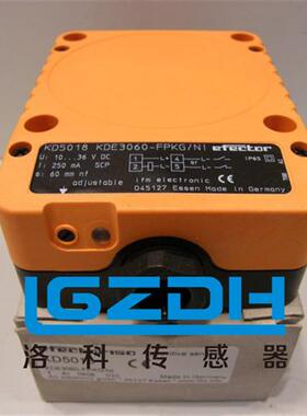 热销 德国IFM易福门电容式接近开关KD5018 KDE3060-FPKG/NI