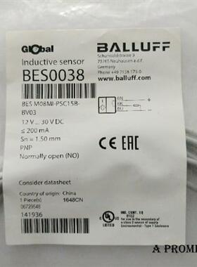 巴鲁夫传感器BES M08MI-PSC15B-BV02  03  05  POC15B  M08MG M12