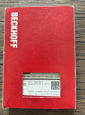 全新原装正品 BECKHOFF EL3681-1010 模块 实物拍摄 现货销售