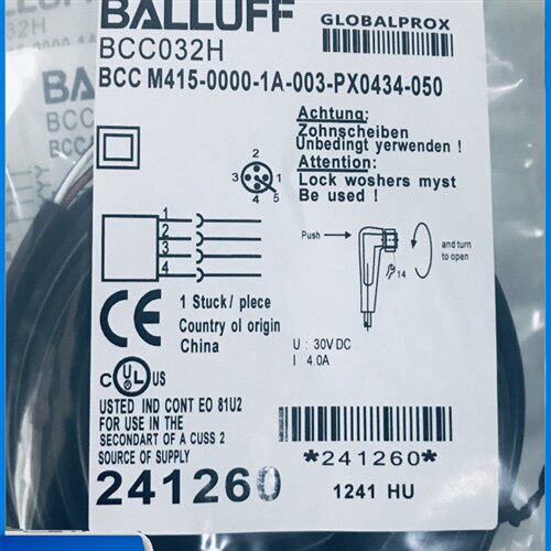 巴鲁夫炼接线BCC032H BCC M415-0000-1A-003-PX0434-050 现货秒发