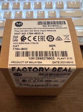 1794-IB32 1756-EN2T 1734-IB8 1747-DCM MVI56-PDPMV1 AB 全新