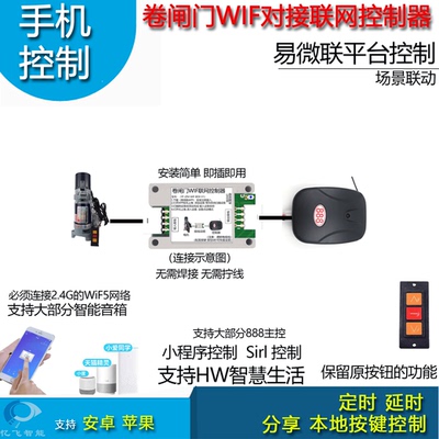 WIF易微联平台远程对接控制器