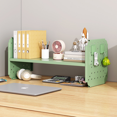 桌上书架桌面置物架办公桌收纳架宿舍学生学习桌多功能加高分层架