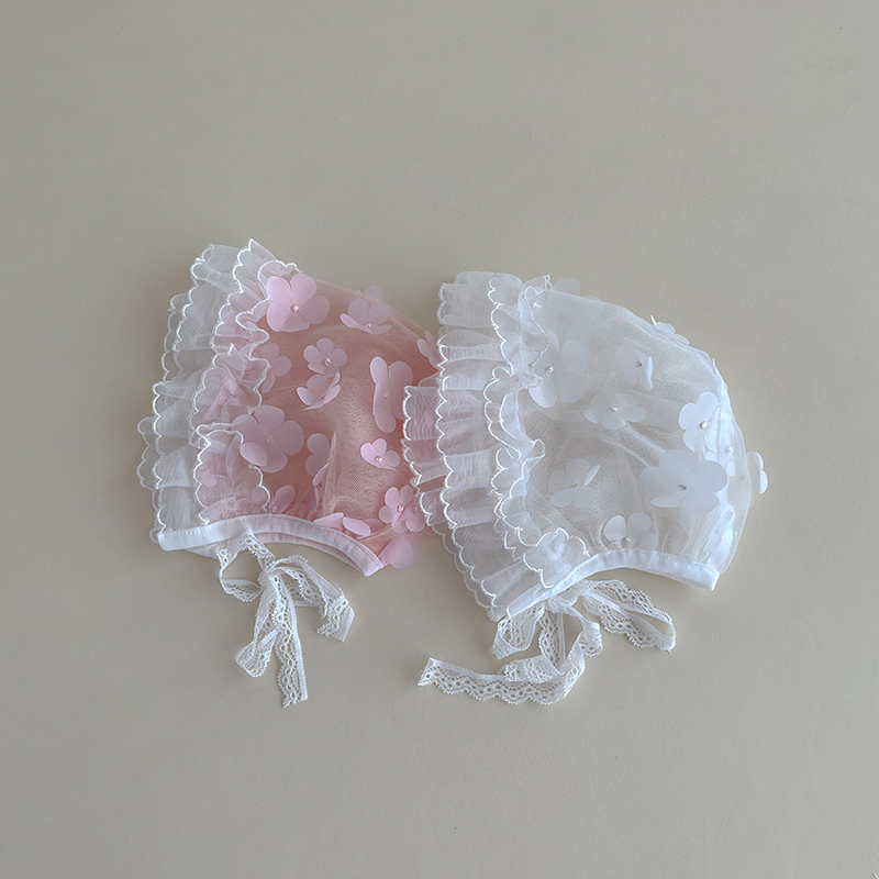 婴儿包脸帽薄款棉纱0-1岁