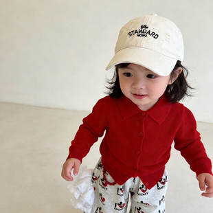 男童炸街痞帅帽子洋气好看潮时髦女孩洋气儿童鸭舌帽棒球帽4岁春