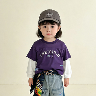 儿童鸭舌帽男童女童春ins遮阳防晒帽子字母HEY宝宝薄款棒球帽4岁