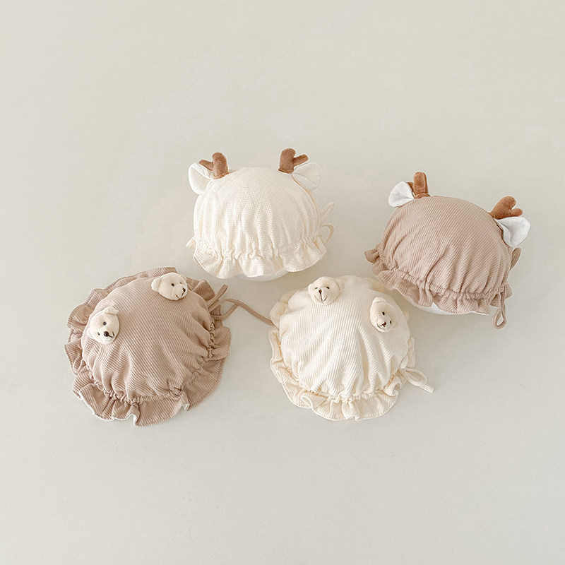 婴儿胎帽可爱超萌公主帽